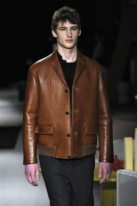 prada distressed leather jacket|prada leather jacket men's.